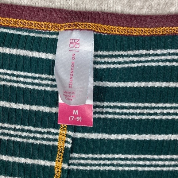 Nobo Henley Y2K soft ribbed jersey knit forest green bodycon Bella Swan - Picture 3 of 10